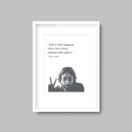 Life is what happens when you’re busy making other plans | A4 Print John Lennon Quote - Image 4