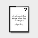 Sometimes Good Things Fall Apart So Better Things Can Fall Together - Marilyn Monroe | Quote - Image 3