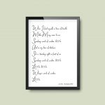 Let It Be | The Beatles Lyrics Quote Print - Image 2