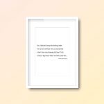 Your Song | Elton John Lyrics Quote Print - Image 3