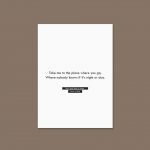 Don't Look Back In Anger | Oasis Lyrics Quote Print - Image 5