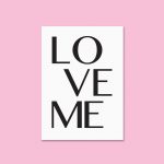 Love Me | Quote Print - Image 5