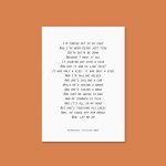 Mr Brightside | The Killers Lyrics Quote Print - Image 5
