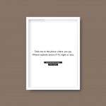 Don't Look Back In Anger | Oasis Lyrics Quote Print - Image 2