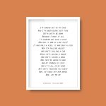 Mr Brightside | The Killers Lyrics Quote Print - Image 2