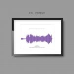 Personalised Song Soundwave A4 Printed & Framed | Ideal Gift or Present - Image 5
