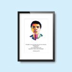 The Fight Is Won Or Lost Muhammad Ali | Print Quote - Image 3