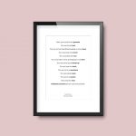 The Script Superheroes | Lyrics Print Quote - Image 3