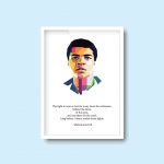 The Fight Is Won Or Lost Muhammad Ali | Print Quote - Image 4