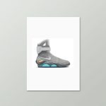 Back To The Future Nike Mag Trainer Sneaker | A4 Print Framed - Image 4