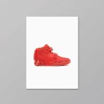 Nike Yeezy 2 Red October Trainer Sneaker | A4 Print Framed - Image 5