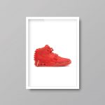 Nike Yeezy 2 Red October Trainer Sneaker | A4 Print Framed - Image 6