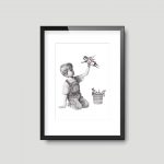 Banksy NHS Superheroes Tribute | A4 Print Framed