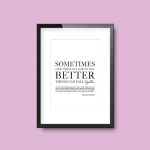 Sometimes Good Things Fall Apart So Better Things Can Fall Together  – Marilyn Monroe | Alternative Version | Quote - Image 3