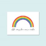 After Every Storm Comes A Rainbow | Quote Print - Image 4