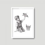 Banksy NHS Superheroes Tribute | A4 Print Framed - Image 5