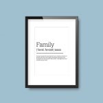 Family | Quote Print A4 - Image 3
