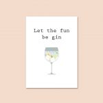 Let The Fun Be Gin | Quote Print A4 - Image 4