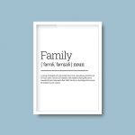 Family | Quote Print A4 - Image 5