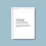 Family | Quote Print A4 - Image 6
