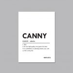 Newcastle Canny Saying Definition Local Geordie | Quote Framed Print - Image 2