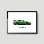 Porsche GT3 RS | Car Supercar Print Framed - Image 5