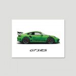 Porsche GT3 RS | Car Supercar Print Framed - Image 4