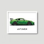 Porsche GT3 RS | Car Supercar Print Framed - Image 3
